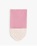 Dainty Print Two-Tone Baby Swaddle Wrap