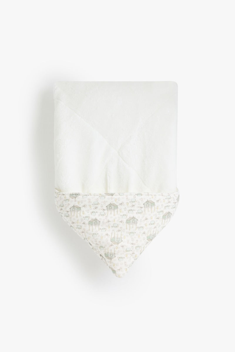 Green Village Printed Blanket