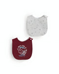 Junior Whale King Baby Bib Set