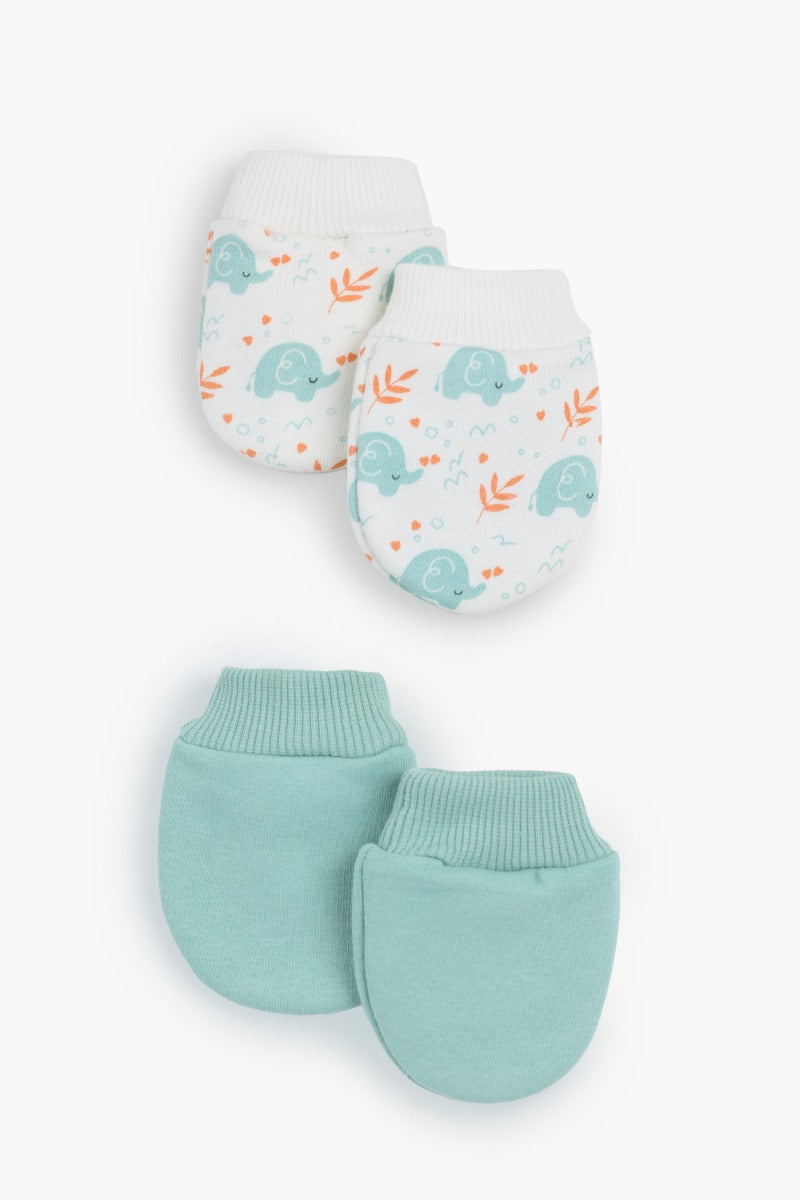 Love elephant Printed Mittens