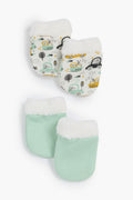 Big truck Printed Mittens