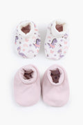 Printed Slippers Pack Of 2