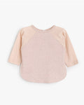 Dainty Polka Dot Raglan Sleeve Baby Bib