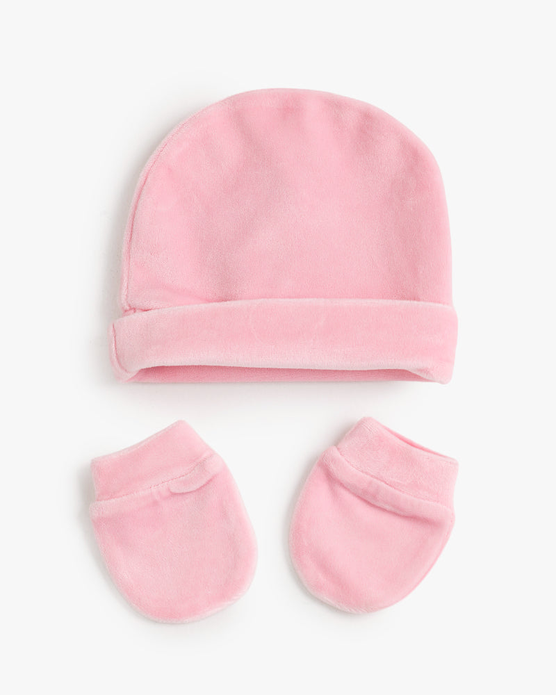 Pink Baby Girl Gift Set – 5-Piece Soft Cotton Layette Box ("Flower Girl" Embroidery)
