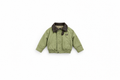 Boys' Contrast Collar Bomber Jacket - Sage