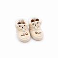 Newborn Booties - Puppy - Beige
