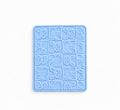Smurfs Bunny Face Embossed Baby Blanket - Blue