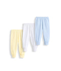 Junior Baby Pants Pack of 3 - Yellow, White & Blue