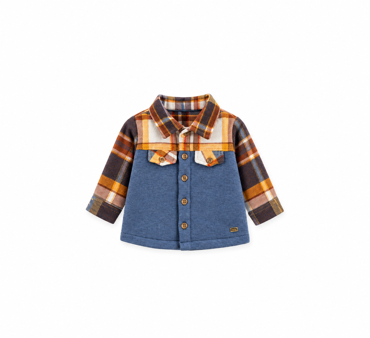 Baby Check Sleeve Overshirt