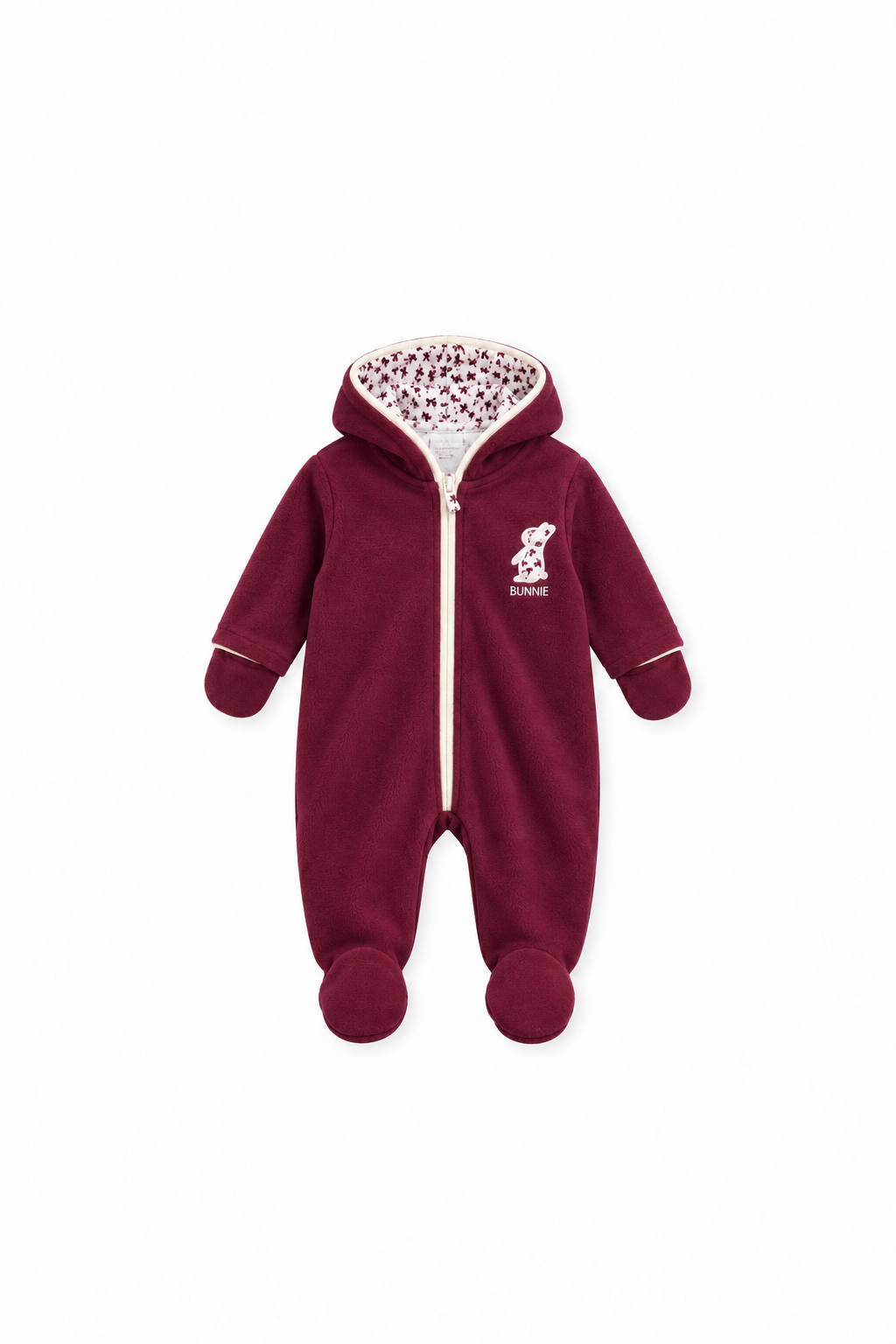 Baby Bunny Hooded Pramsuit