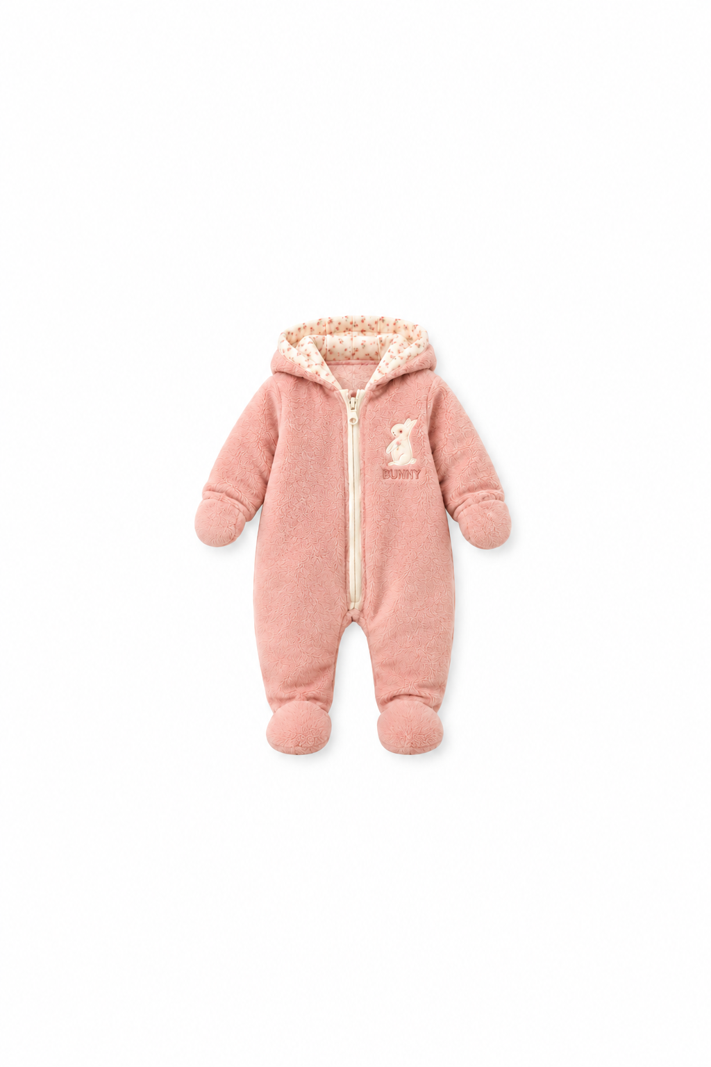 Baby Bunny Hooded Pramsuit
