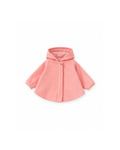 Baby Girls' Hooded Poncho - Coral