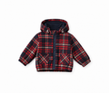Baby Checked Hooded Jacket