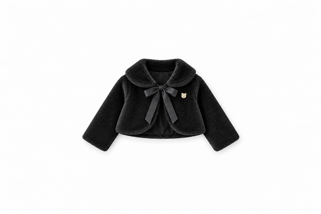 Baby Girls' Faux Fur Bolero