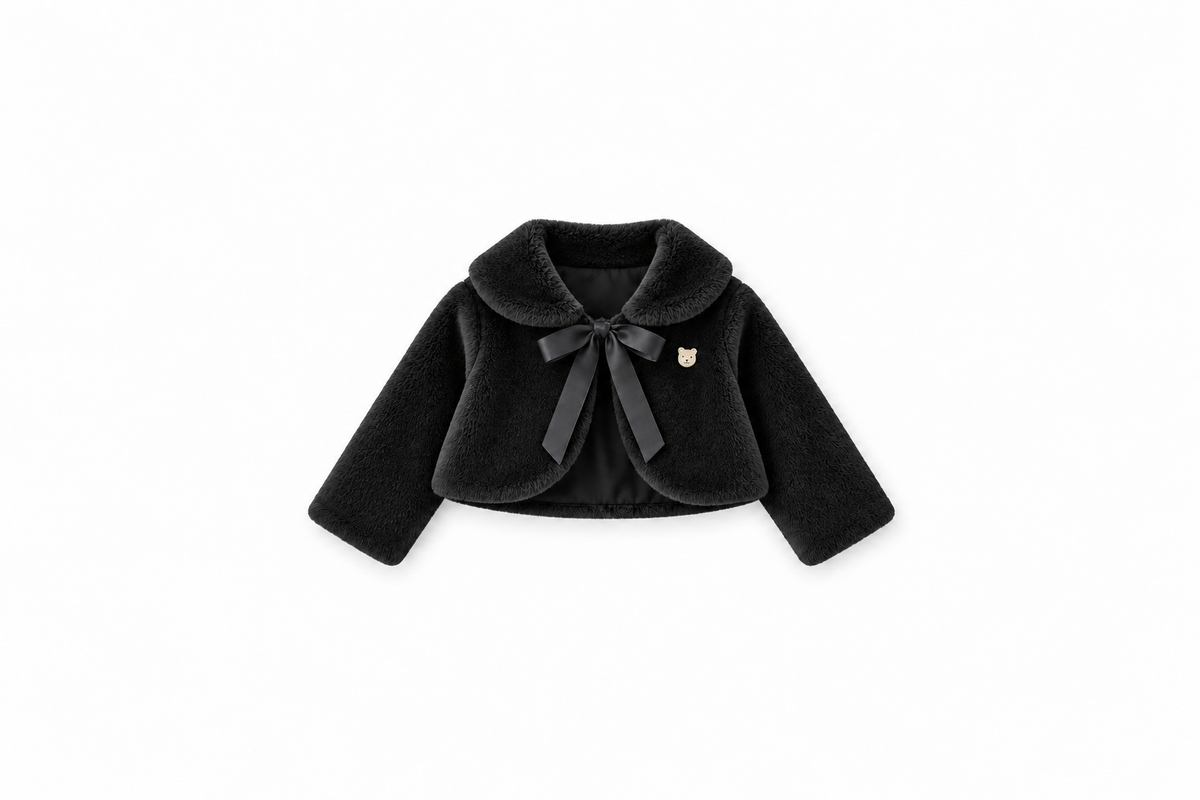 Baby Girls' Faux Fur Bolero