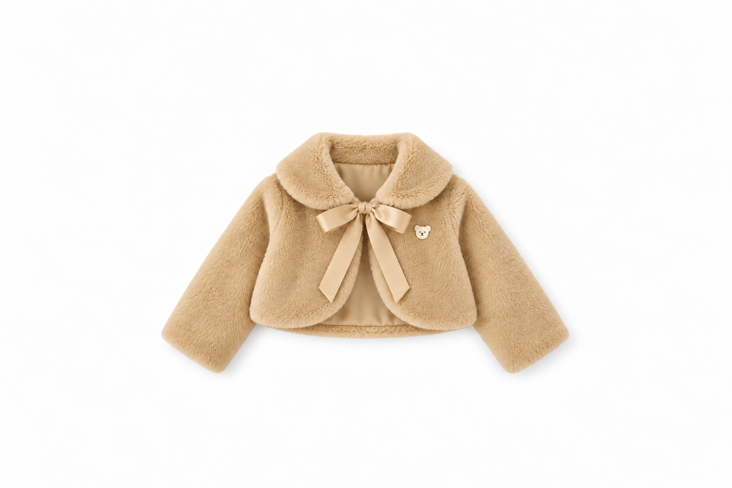 Baby Girls' Faux Fur Bolero