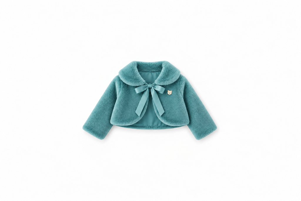Baby Girls' Faux Fur Bolero