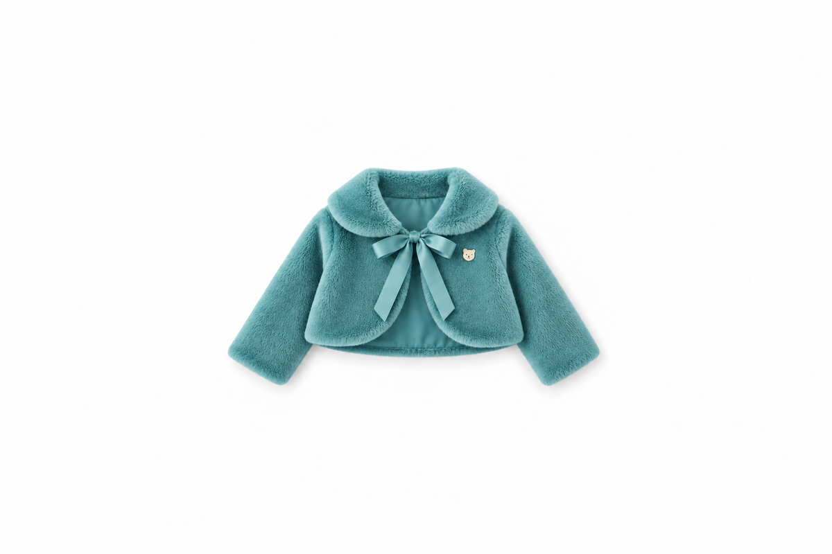 Baby Girls' Faux Fur Bolero