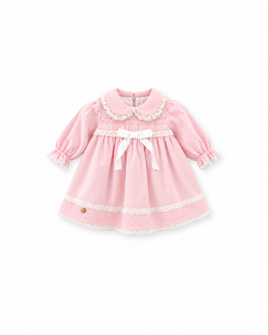Baby Girls' Lace Collar Dress Set