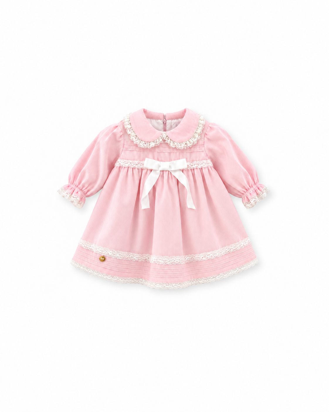 Baby Girls' Lace Collar Dress Set