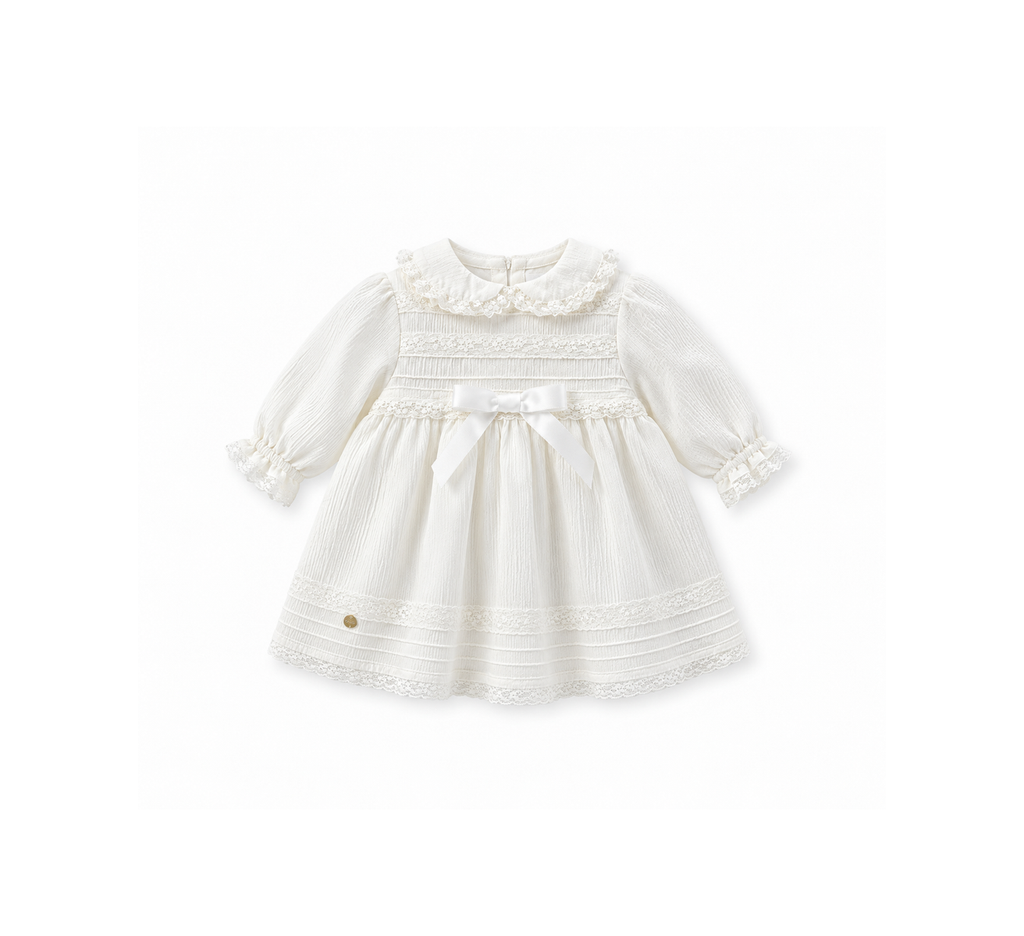 Baby Girls' Lace Collar Dress Set