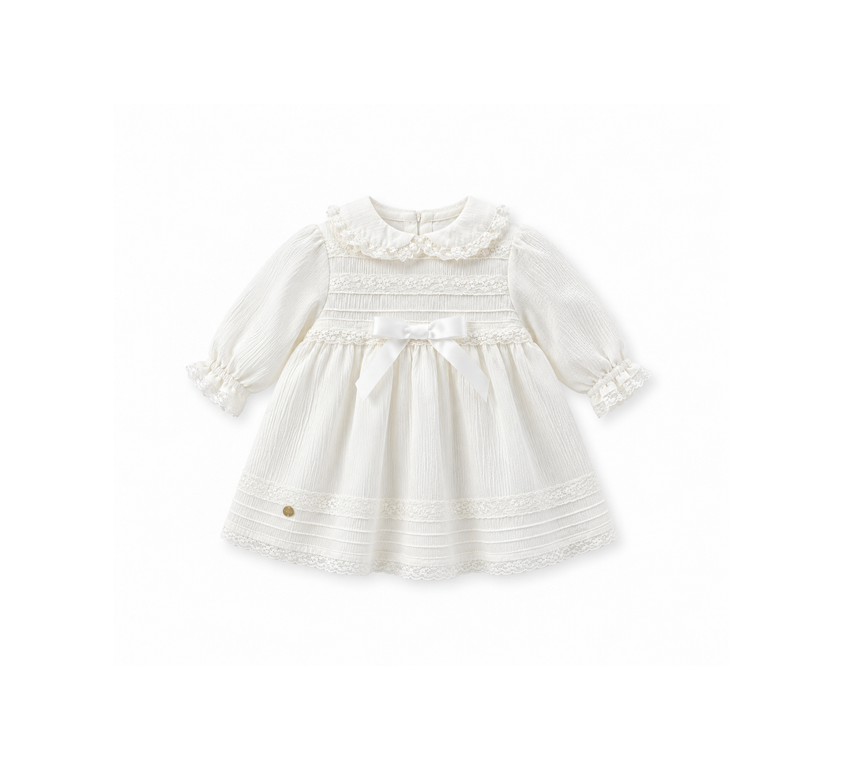 Baby Girls' Lace Collar Dress Set