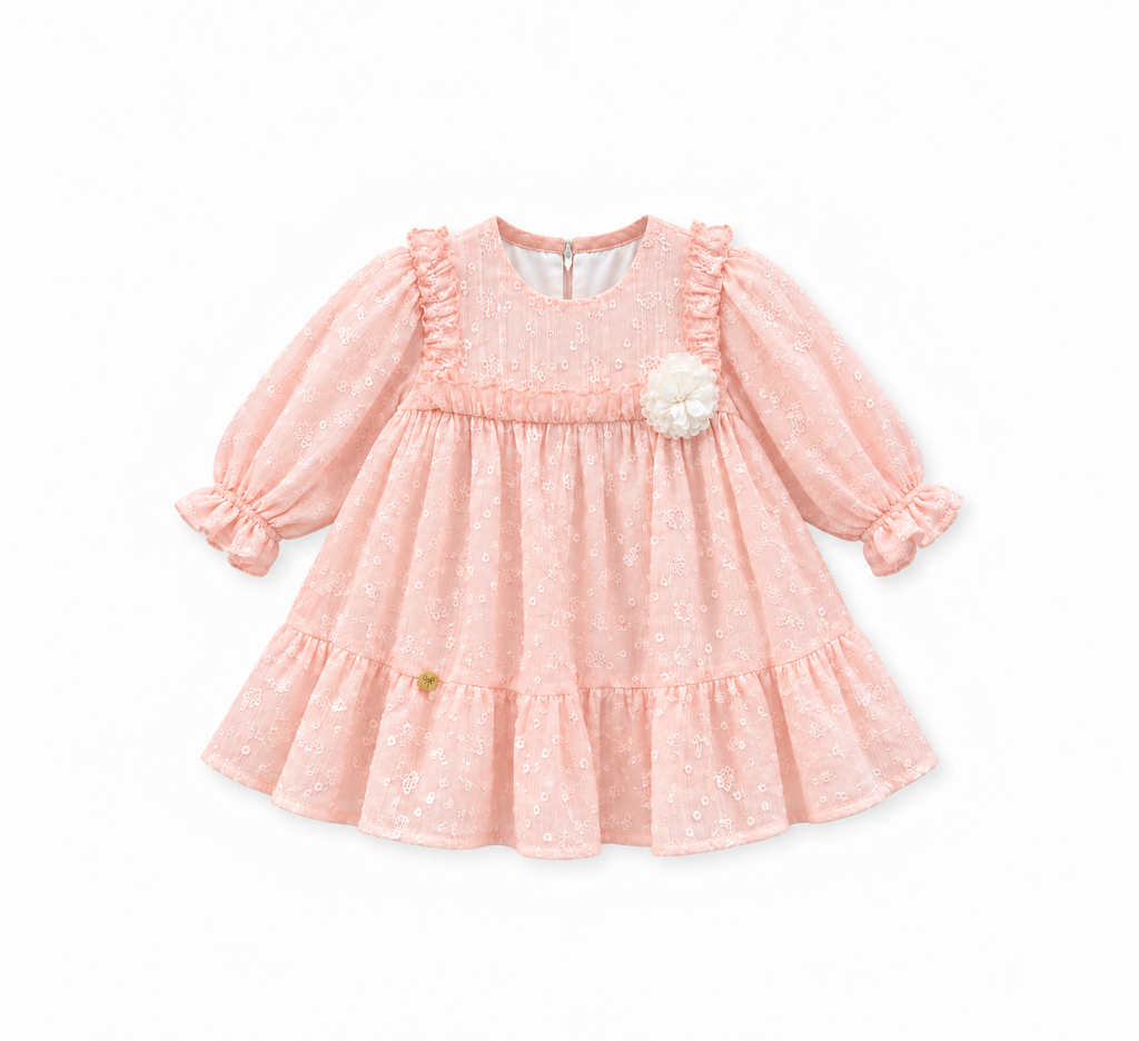 Baby Girls' Tiered Lace Dress