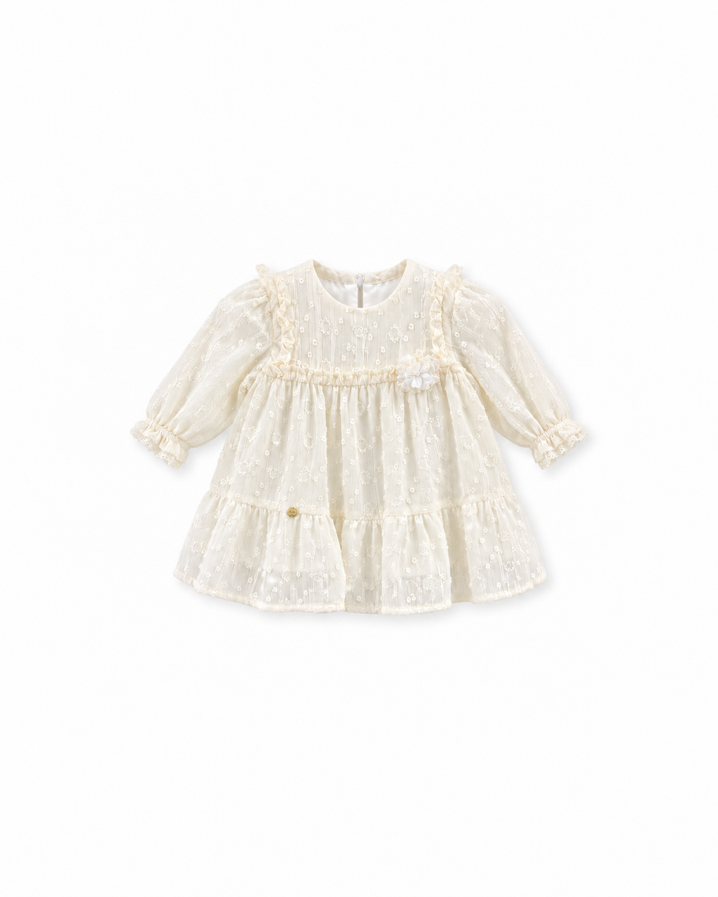 Baby Girls' Tiered Lace Dress