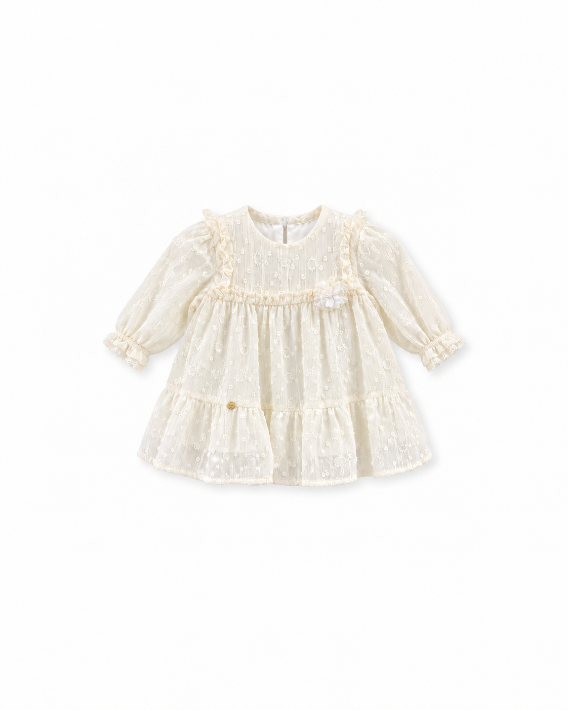 Baby Girls' Tiered Lace Dress
