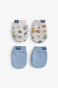 Junior Baby Mittens Set of 2 - Cool Car