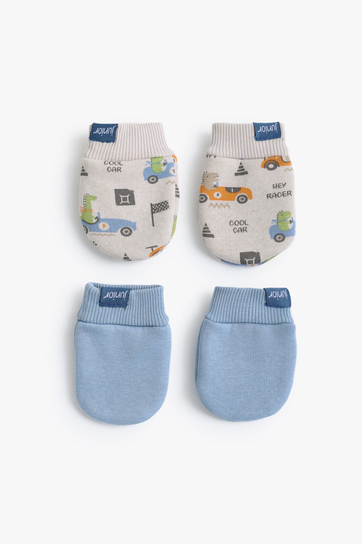 Junior Baby Mittens Set of 2 - Cool Car