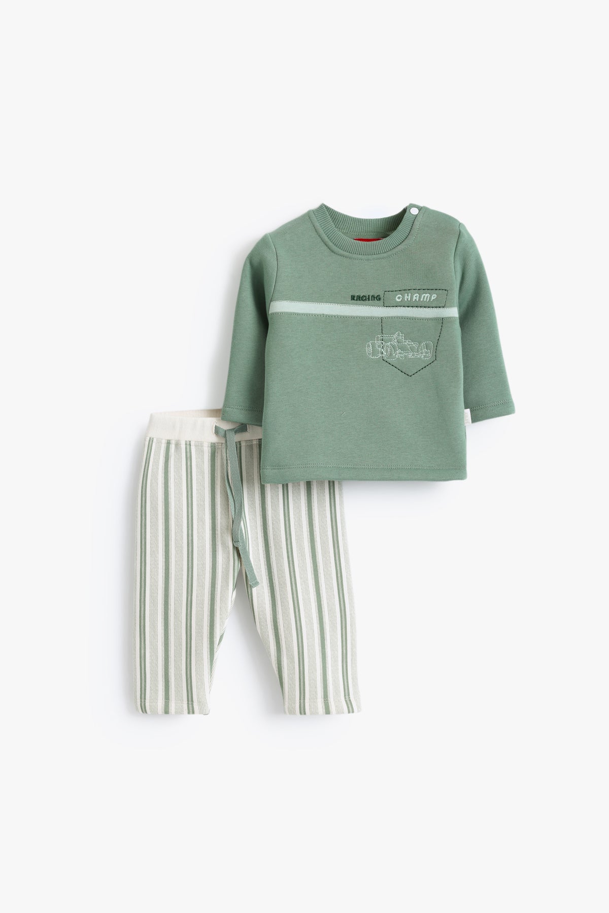 Junior Baby Pyjama Set of 2 - Racer Stripe