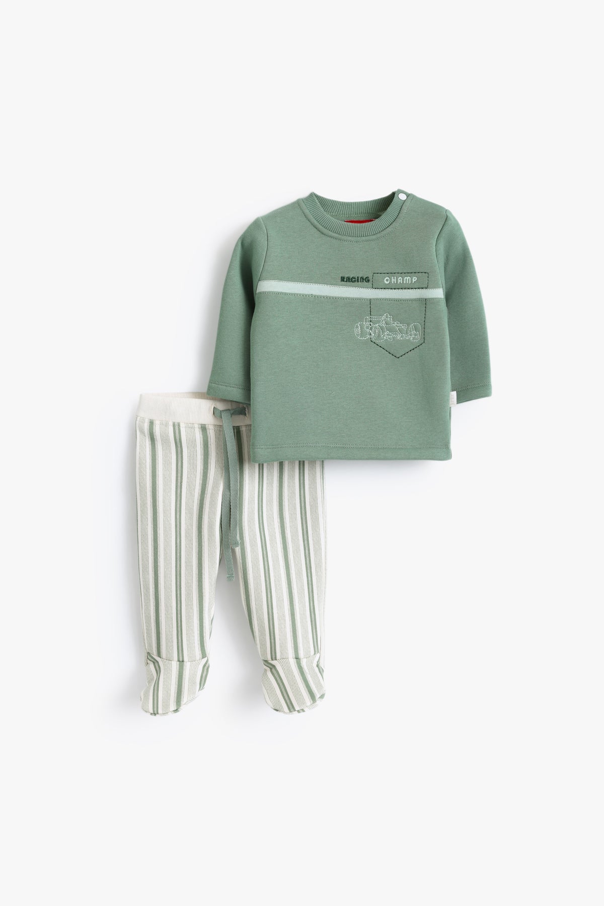 Junior Baby Pyjama Set of 2 - Racer Stripe
