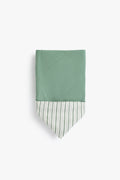 Junior Baby Blanket - Sage Stripe