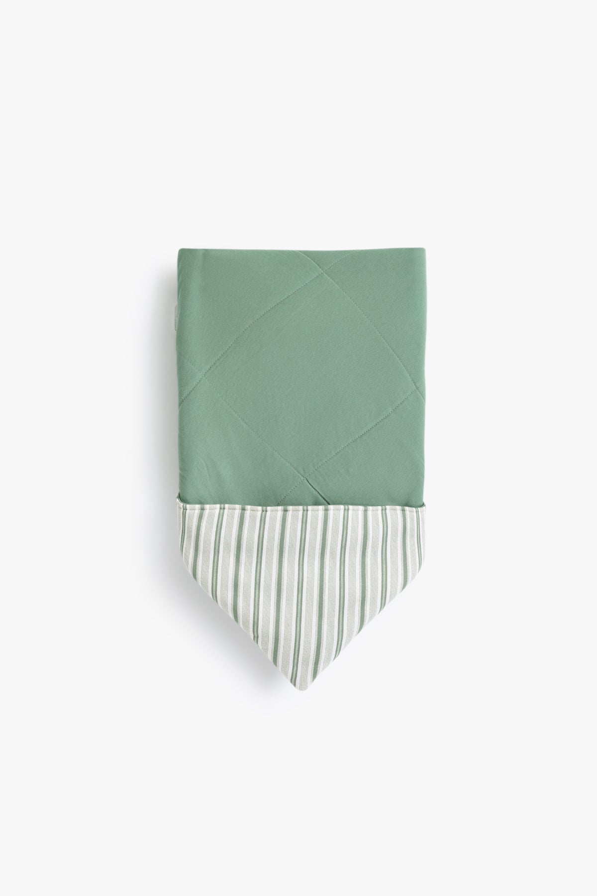 Junior Baby Blanket - Sage Stripe