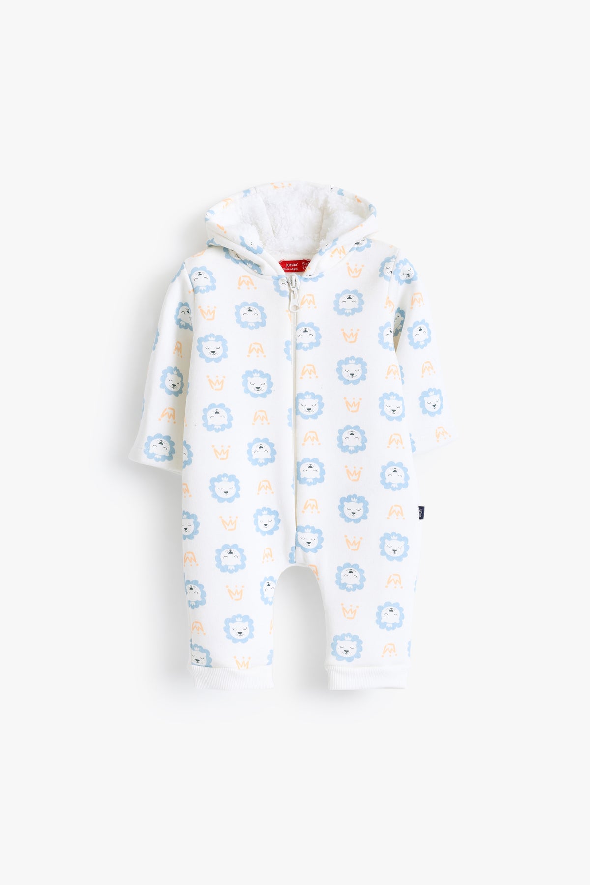 Junior Baby Hooded Romper - Little Lion