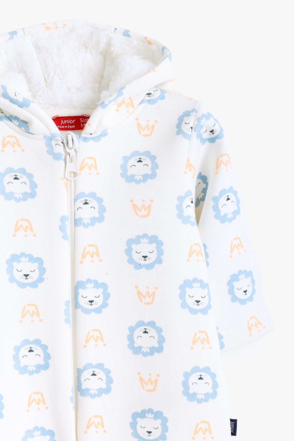 Junior Baby Hooded Romper - Little Lion