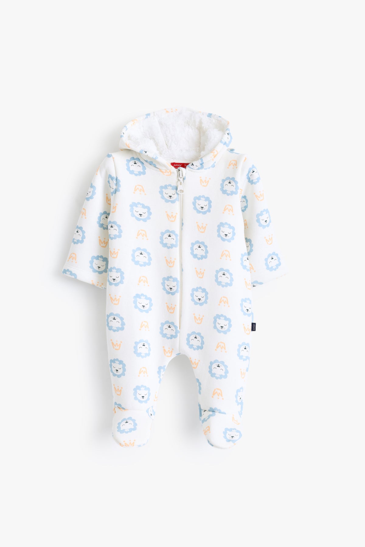 Junior Baby Hooded Romper - Little Lion