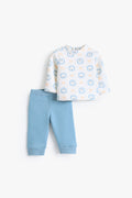 Junior Baby Pyjama Set of 2 - Little Lion Blue