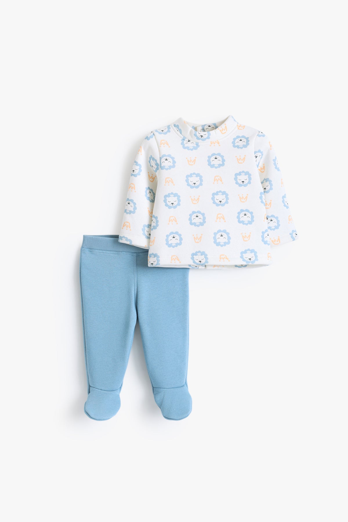 Junior Baby Pyjama Set of 2 - Little Lion Blue
