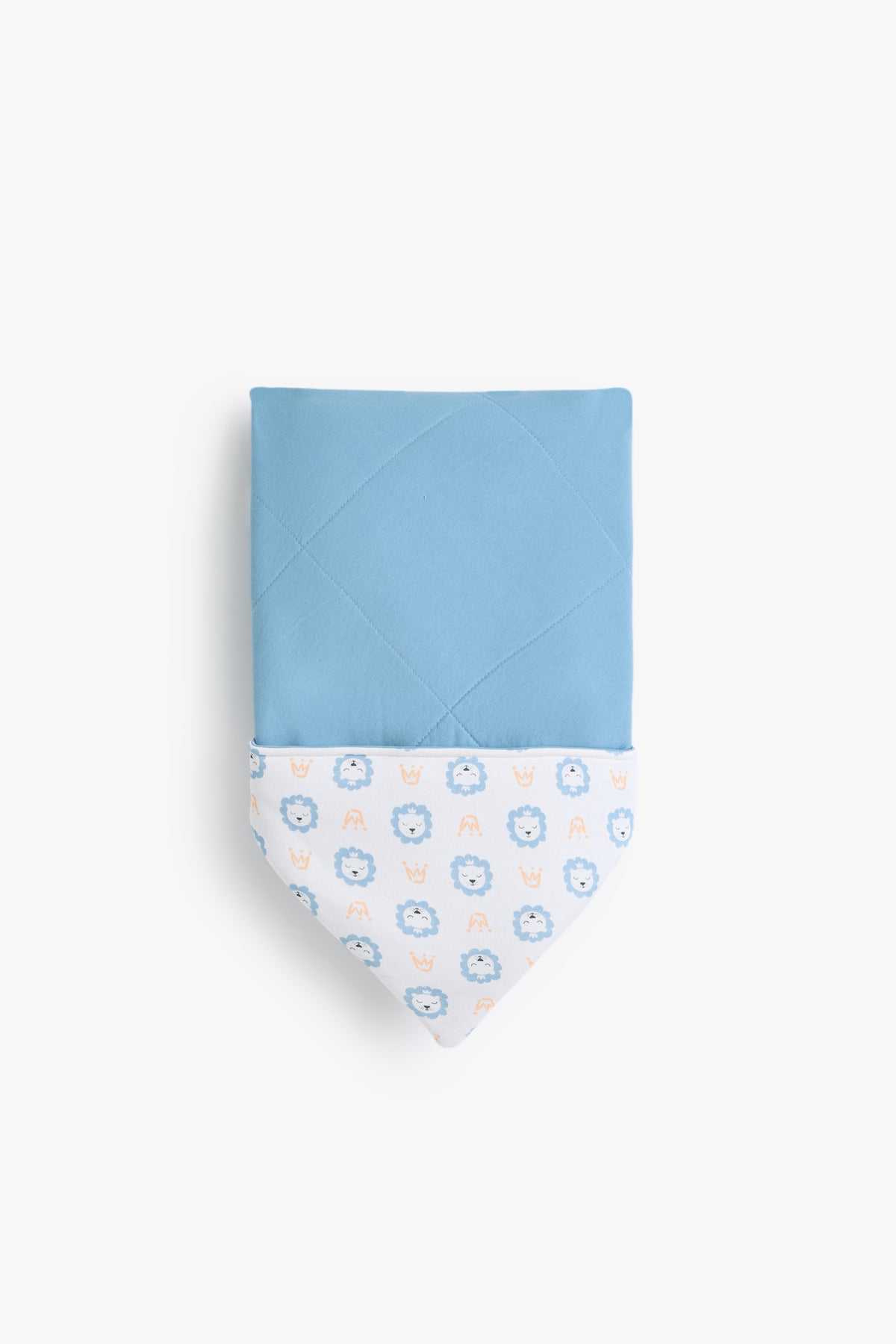 Junior Baby Blanket - Little Lion Blue