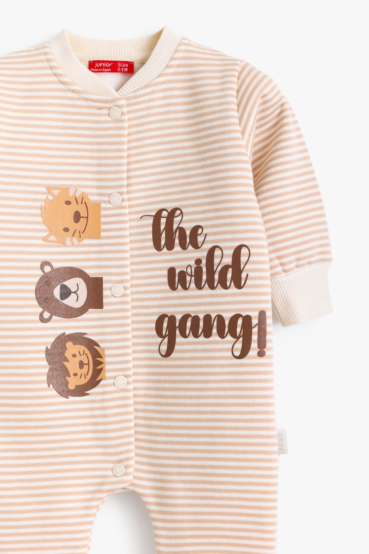 Junior Baby Romper - Wild Gang Stripe