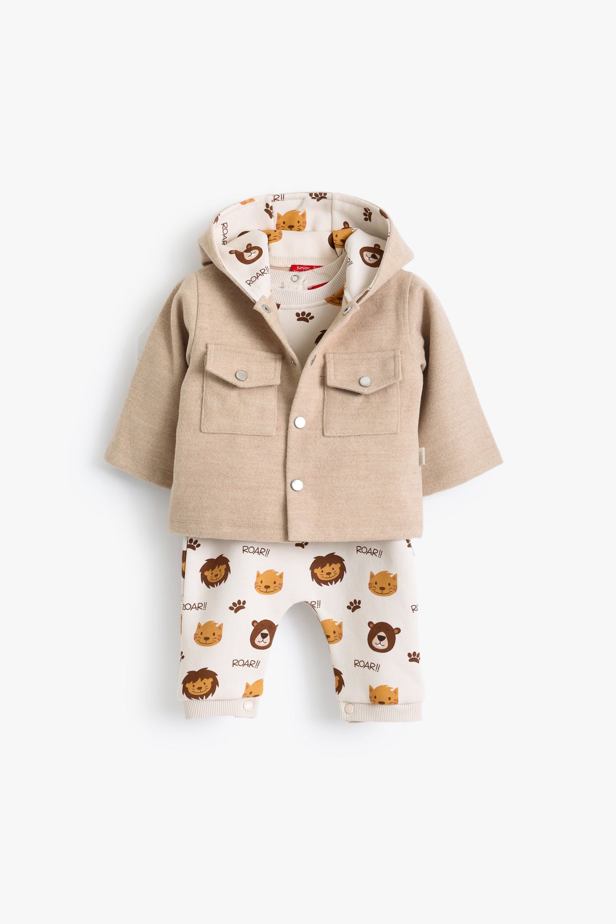 Junior Baby Romper & Hooded Jacket Set - Wild Gang