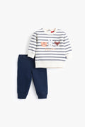 Junior Baby Set of 2 - Friends Stripe Sweatshirt