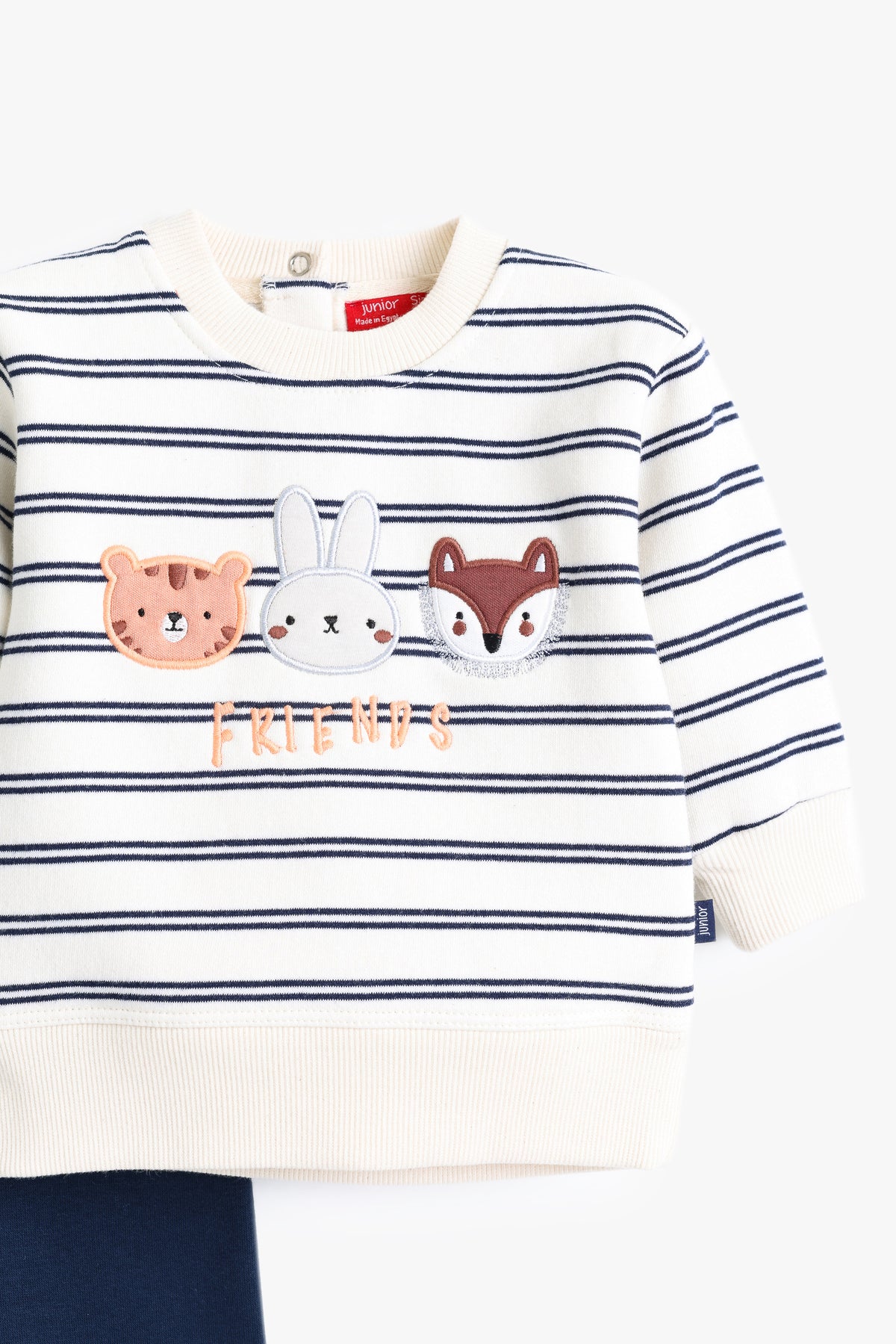 Junior Baby Set of 2 - Friends Stripe Sweatshirt