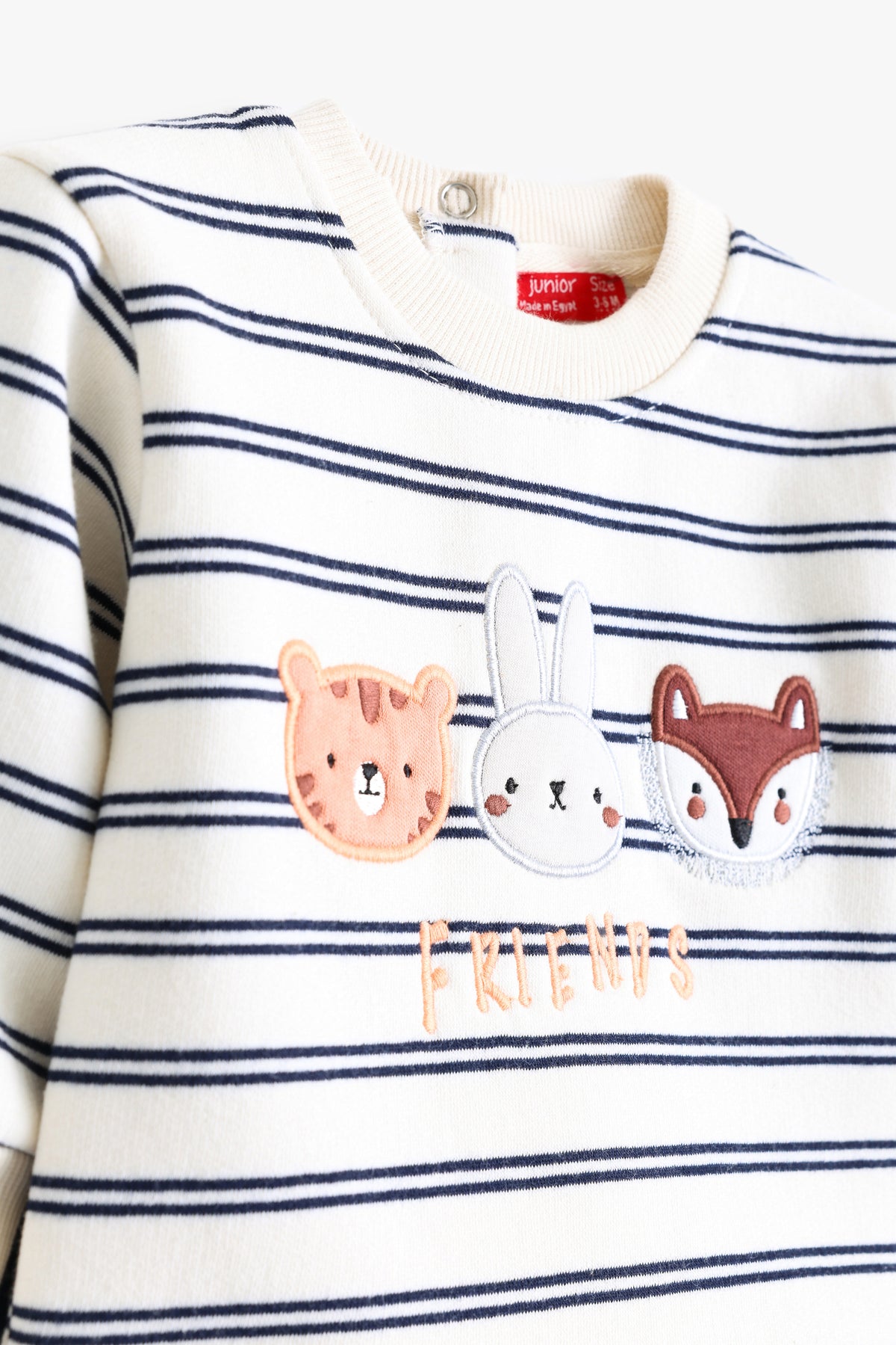 Junior Baby Set of 2 - Friends Stripe Sweatshirt