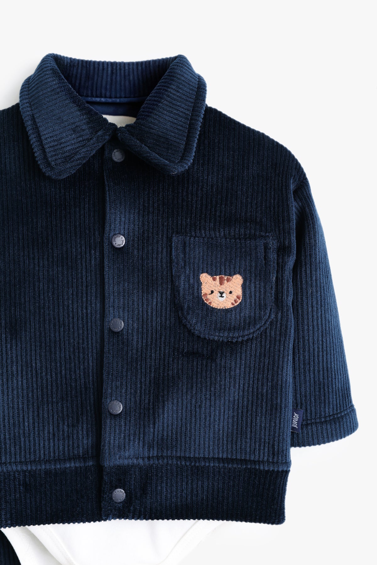 Junior Baby Set of 3 - Navy Corduroy Shacket