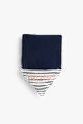 Junior Baby Hooded Blanket - Friends Stripe