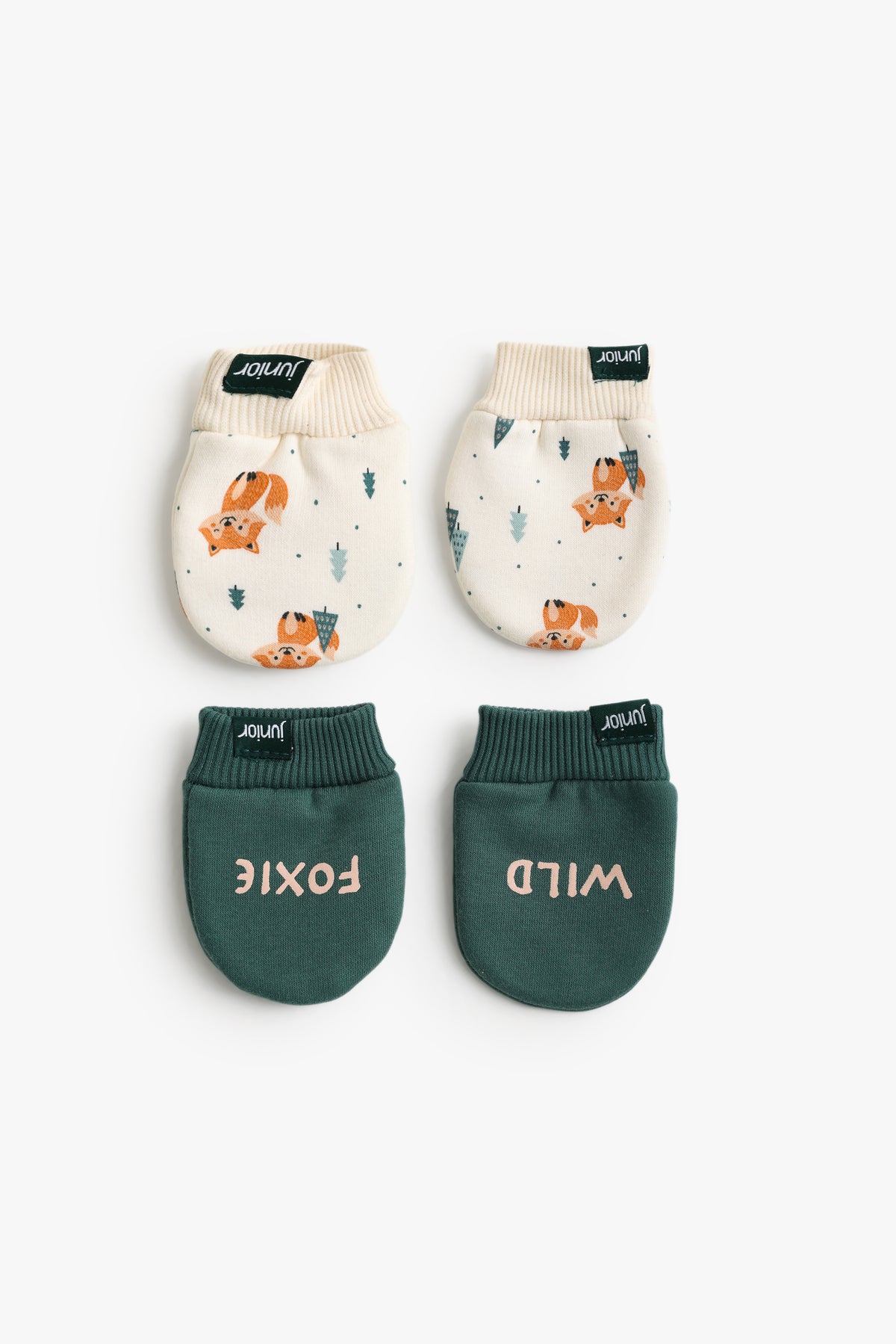 Junior Baby Mittens Set of 2 - Wild Foxie