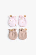Junior Baby Mittens Set of 2 - Little Miss